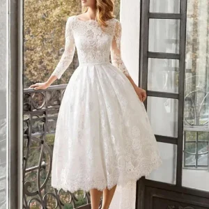 Robe midi mariage civil