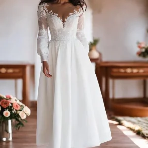Robe pour mariage civil hiver