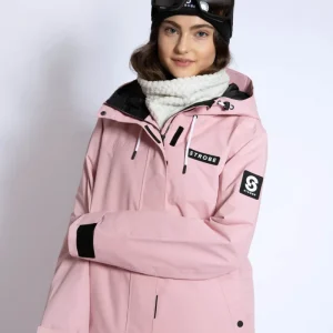 Veste de ski Aura Sakura Pink – Femmes – Old logo