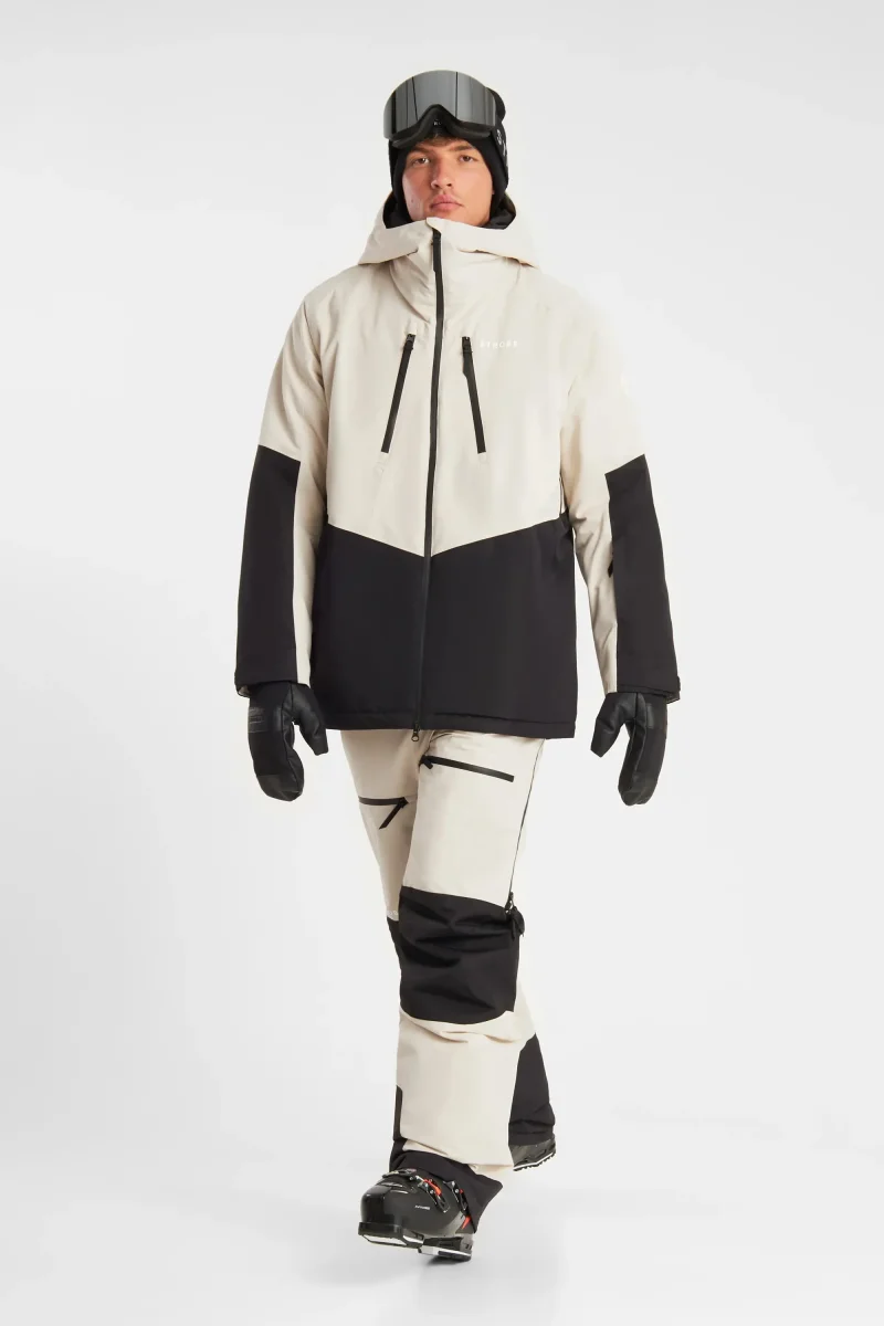 Veste de ski Lynx Lt Beige – Hommes – Image 6