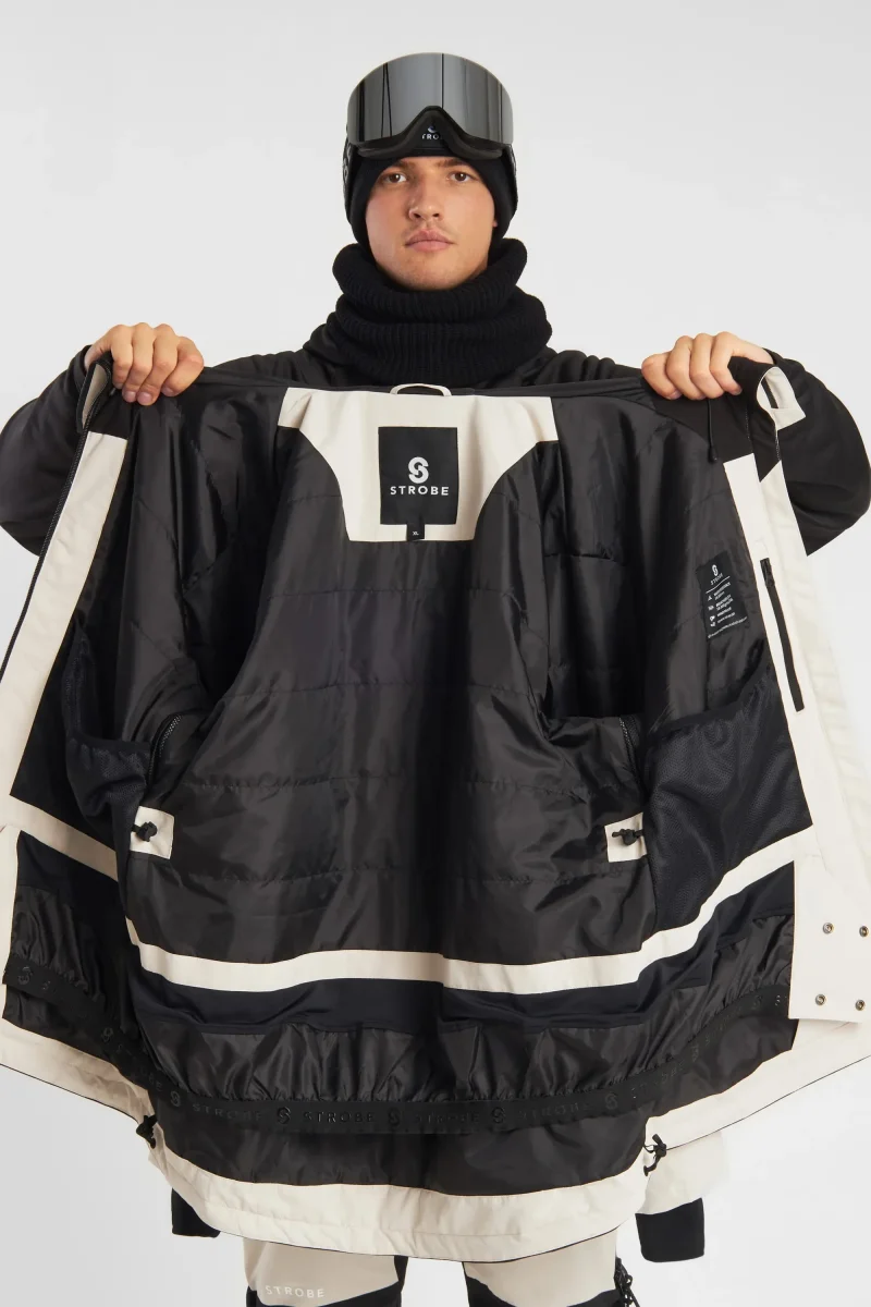 Veste de ski Lynx Lt Beige – Hommes – Image 9