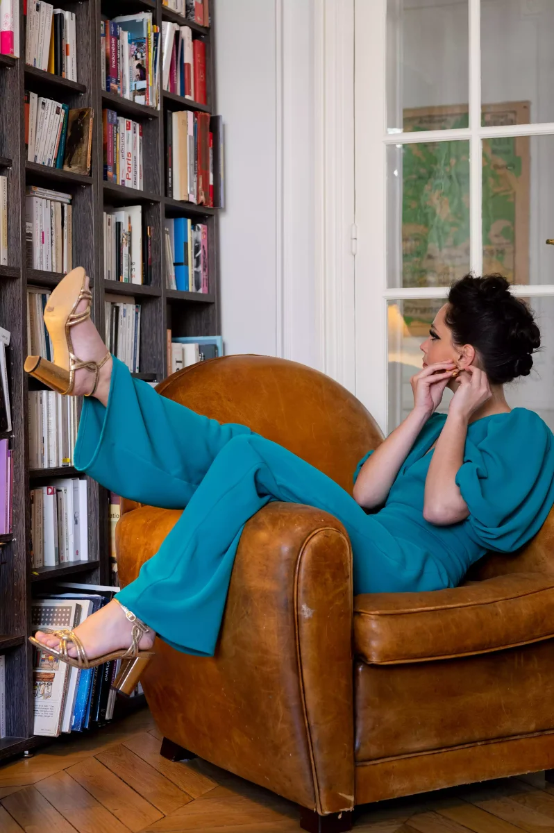 La Téméraire unie vert canard – Image 3